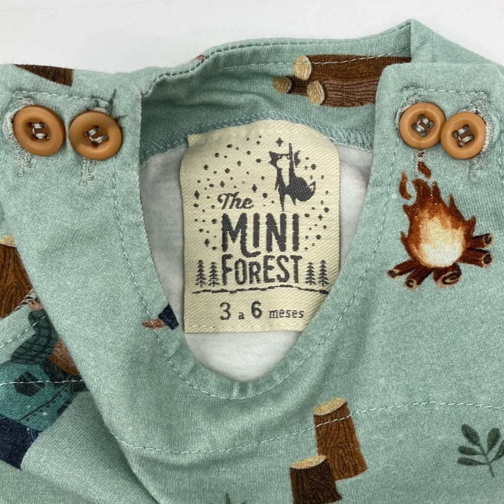 European The Mini Forest‎ overalls 3-6m